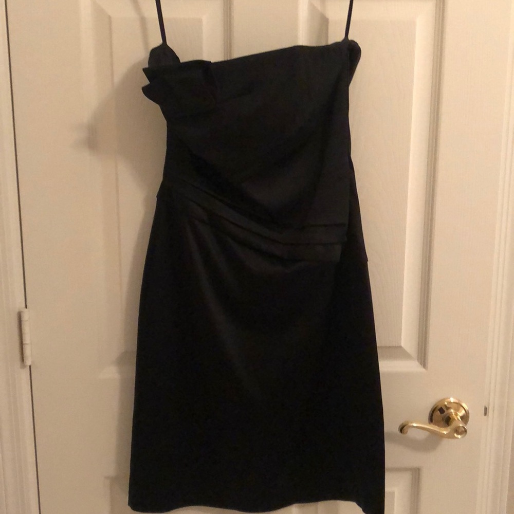 White House Black Market Black Strapless Dress